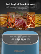 Freidora de aire Nuwave Brio Plus 8 Qt, 5 funciones, PFAS Free