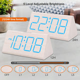 Reloj Despertador Digital DreamSky con USB y Volumen Ajustable