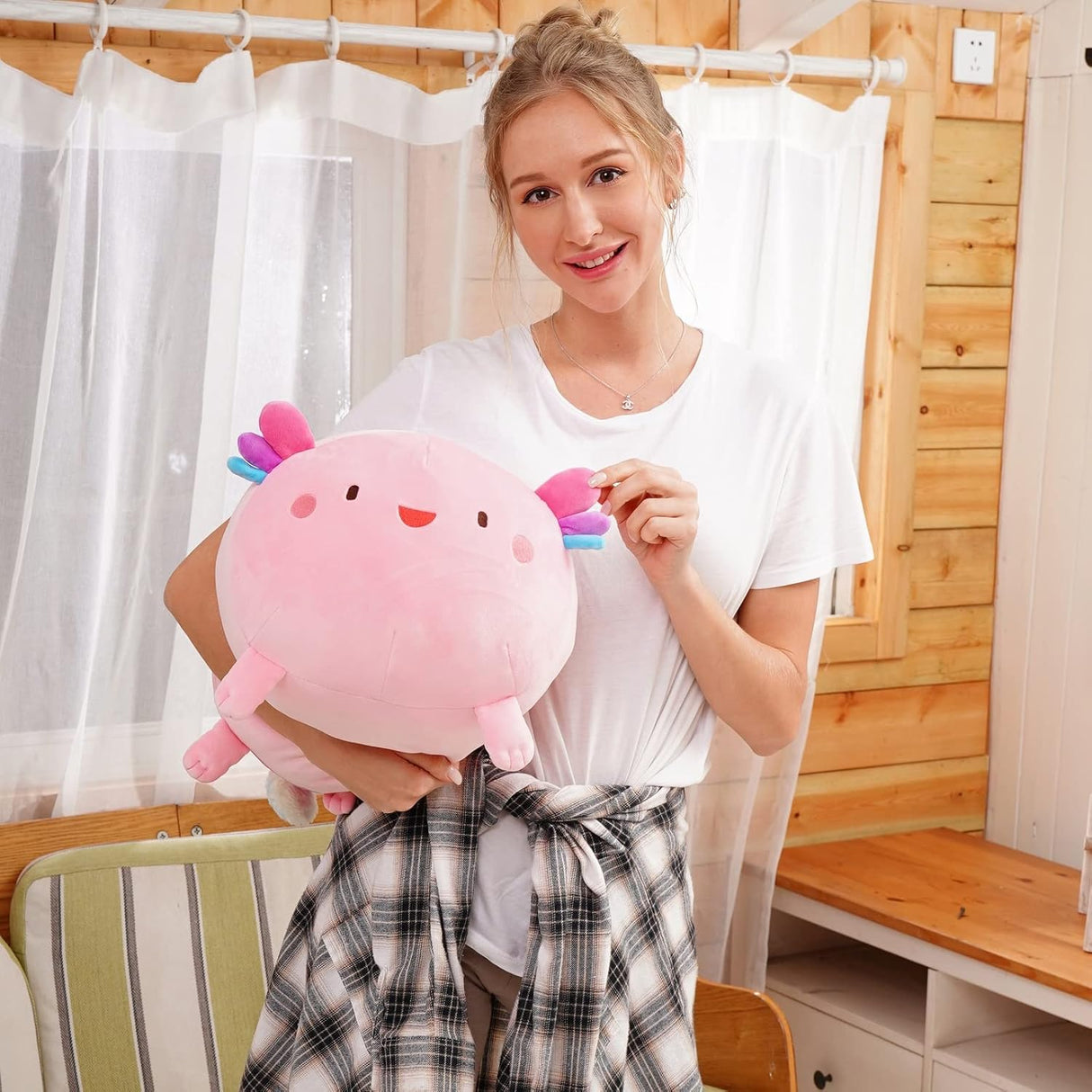 Peluche de Cojín de peluche con forma de animal de cerdo