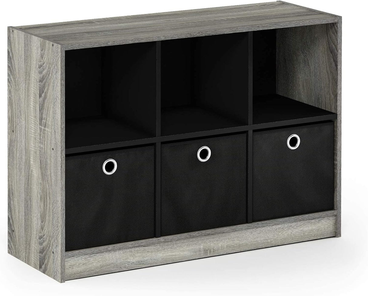 Estantería Cubo 3x2 Furinno con Bins, Organizador Básico