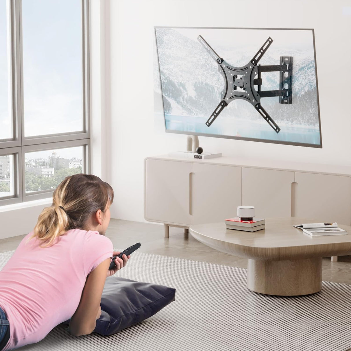 Soporte de pared giratorio para TV pantallas planas LED