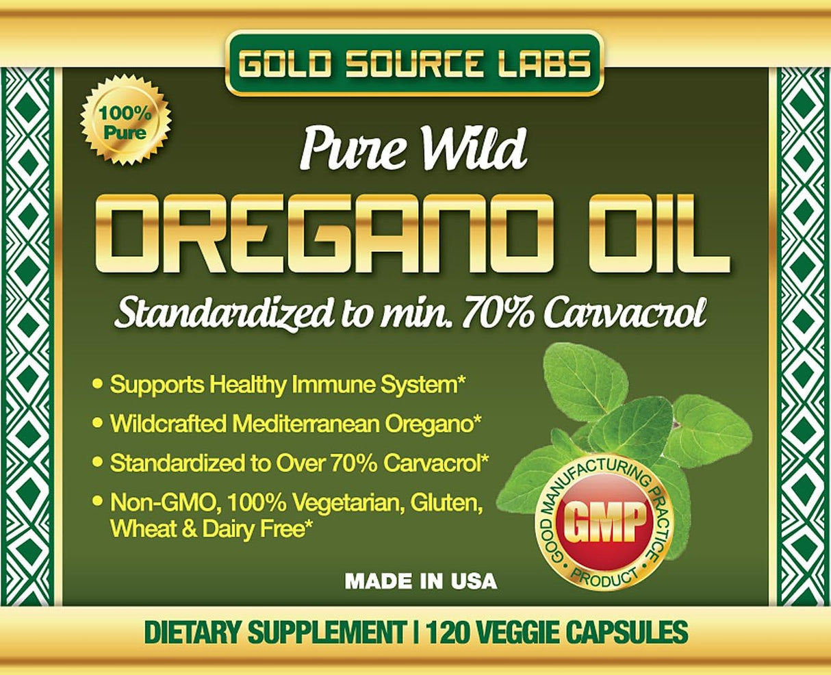 Cápsulas de Aceite de Orégano Salvaje - Extracto Puro Estándar