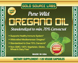 Cápsulas de Aceite de Orégano Salvaje - Extracto Puro Estándar