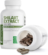 Suplemento Bronson Extracto de Shilajit de 500 mg  120 cáp