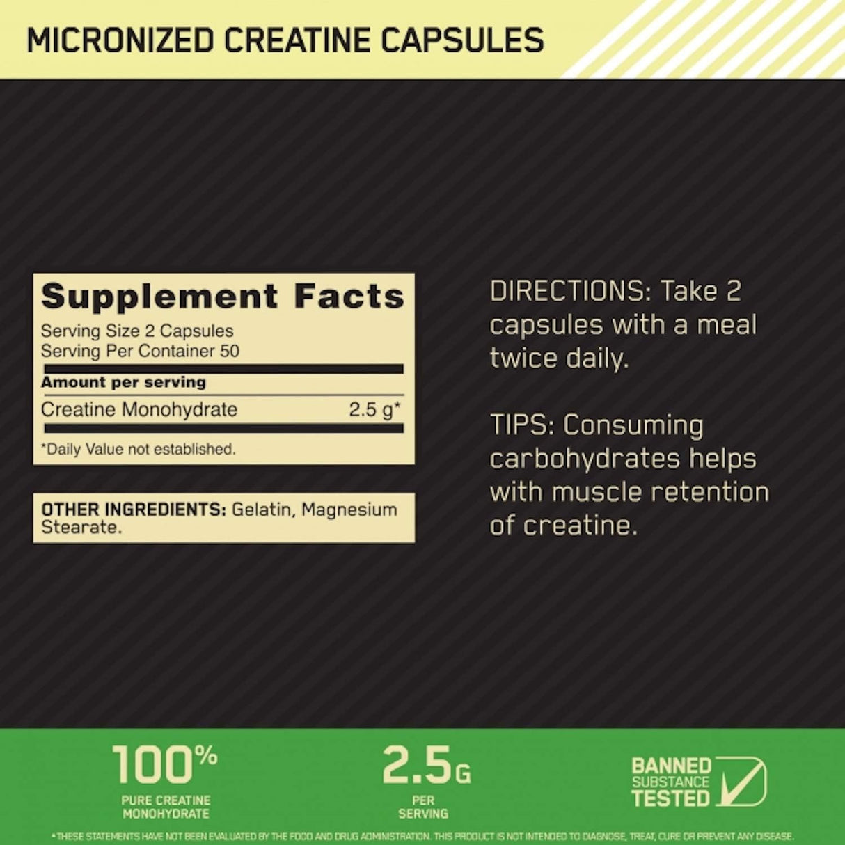 Suplementos Alimenticios Creatina de Optimum