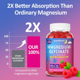 Gominolas de Magnesio Glicinato 400mg Veganas, con Vitaminas-60