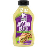 Salsa Crema de Aguacate Taco Bell, 12 oz, Sabor Cremoso