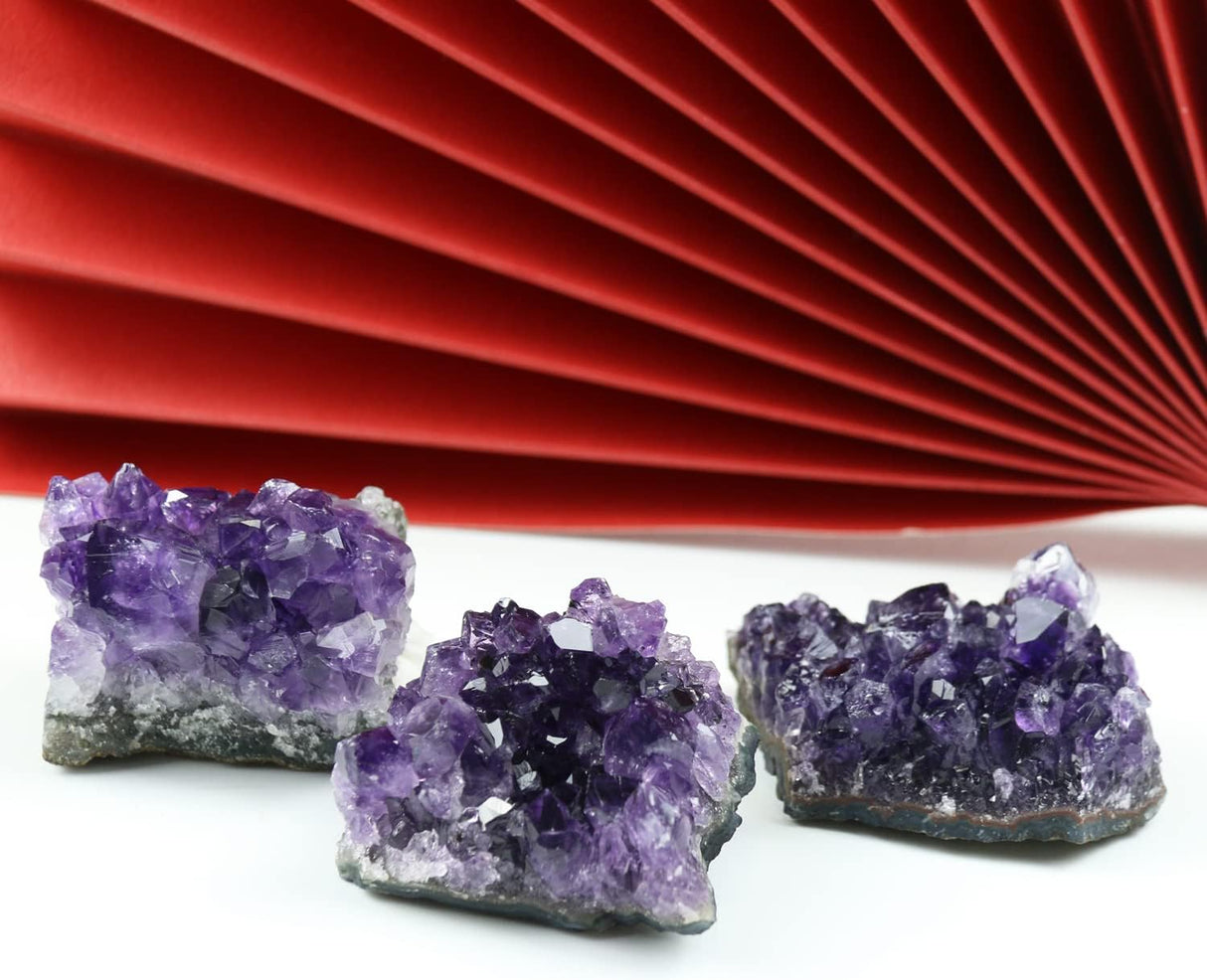 Nvzi Cristales de amatista, racimo de amatista, racimos