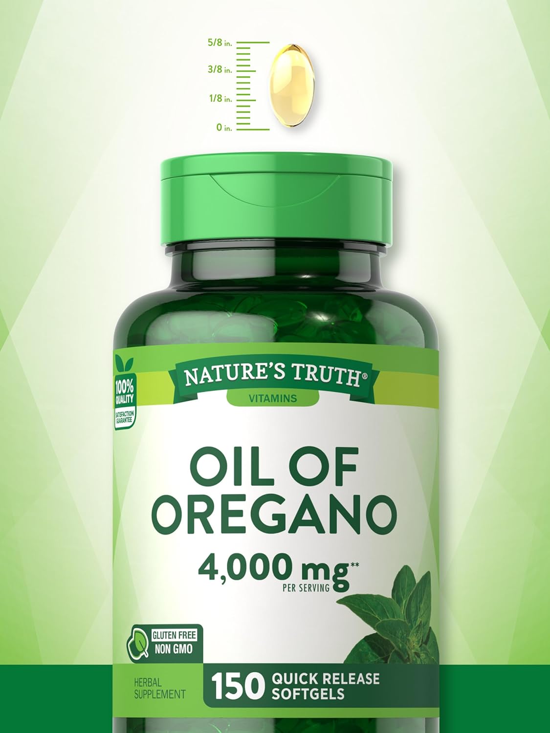 Cápsulas de Orégano 4000 mg  Sin OGM & Sin Gluten