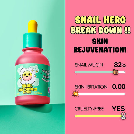 Suero Facial de Baba de Caracol 85% para Piel Sensible
