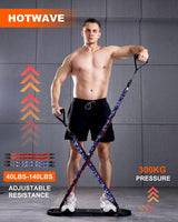 Equipo de ejercicio HOTWAVE 20 en 1 con accesorios de gimnasio