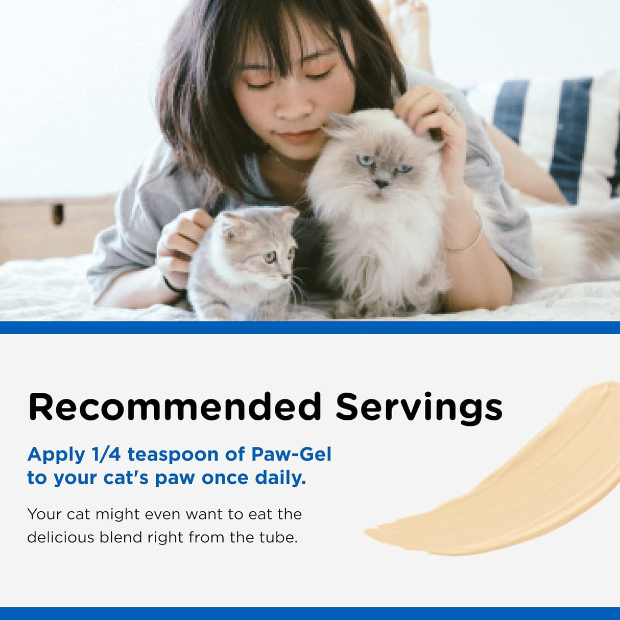 Gel para patas de felino