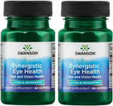 Suplemento para la salud ocular Swanson, Luteina y Zeaxantina, 60 cápsulas