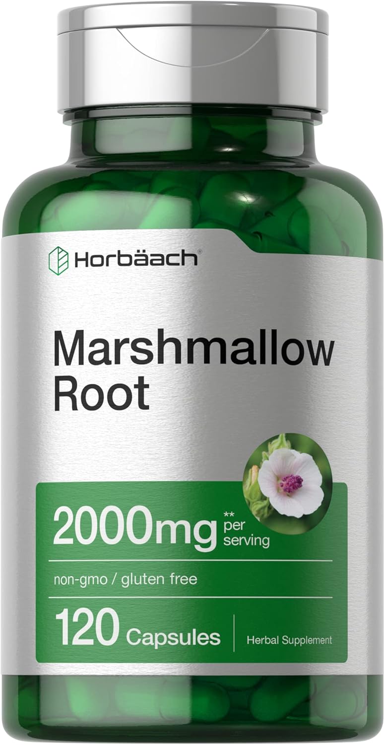 Suplemento Horbaach Cápsulas de raíz de malvavisco  2000 mg