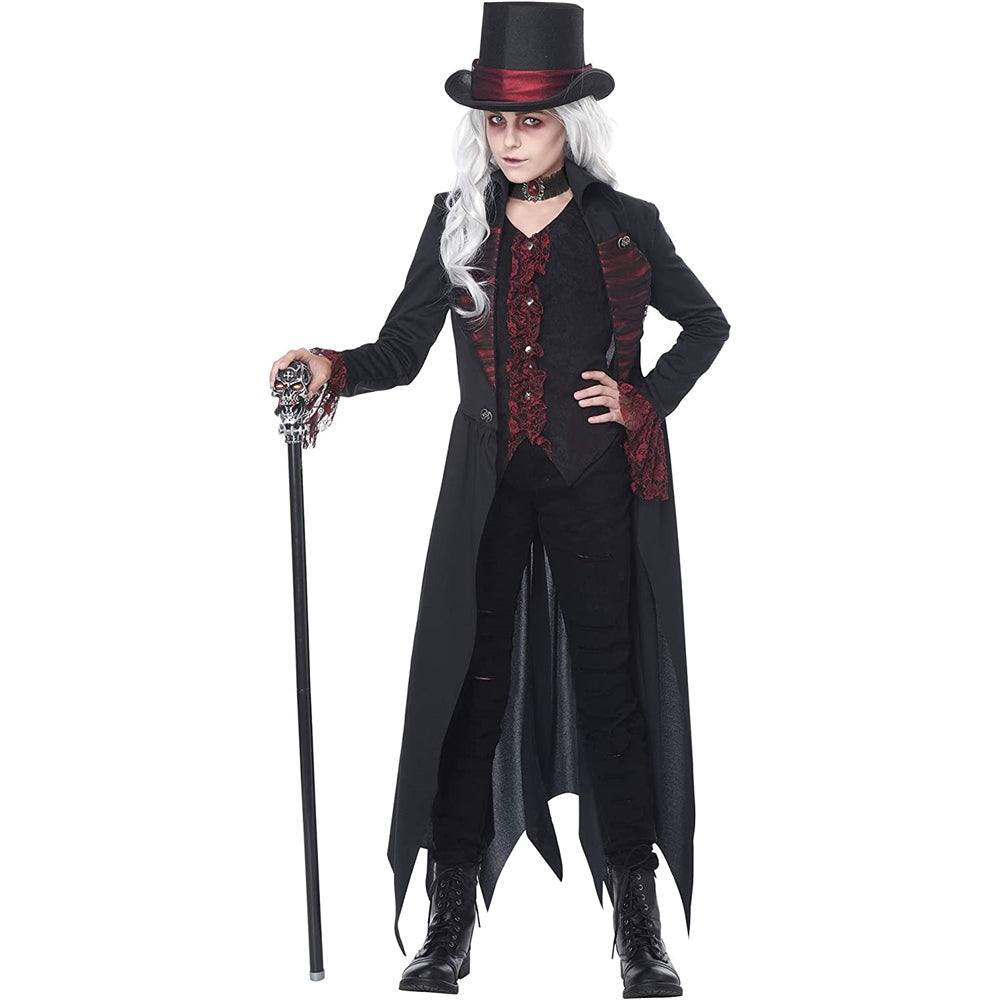Disfraz gótico de vampiresa para niñas talla L