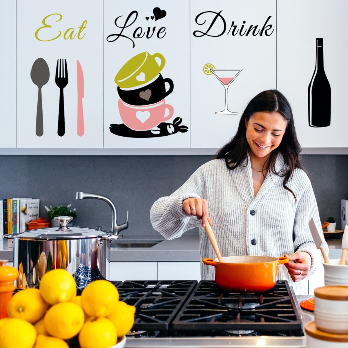 Vinilos Decorativos de Cocina, Frases Bless This Kitchen
