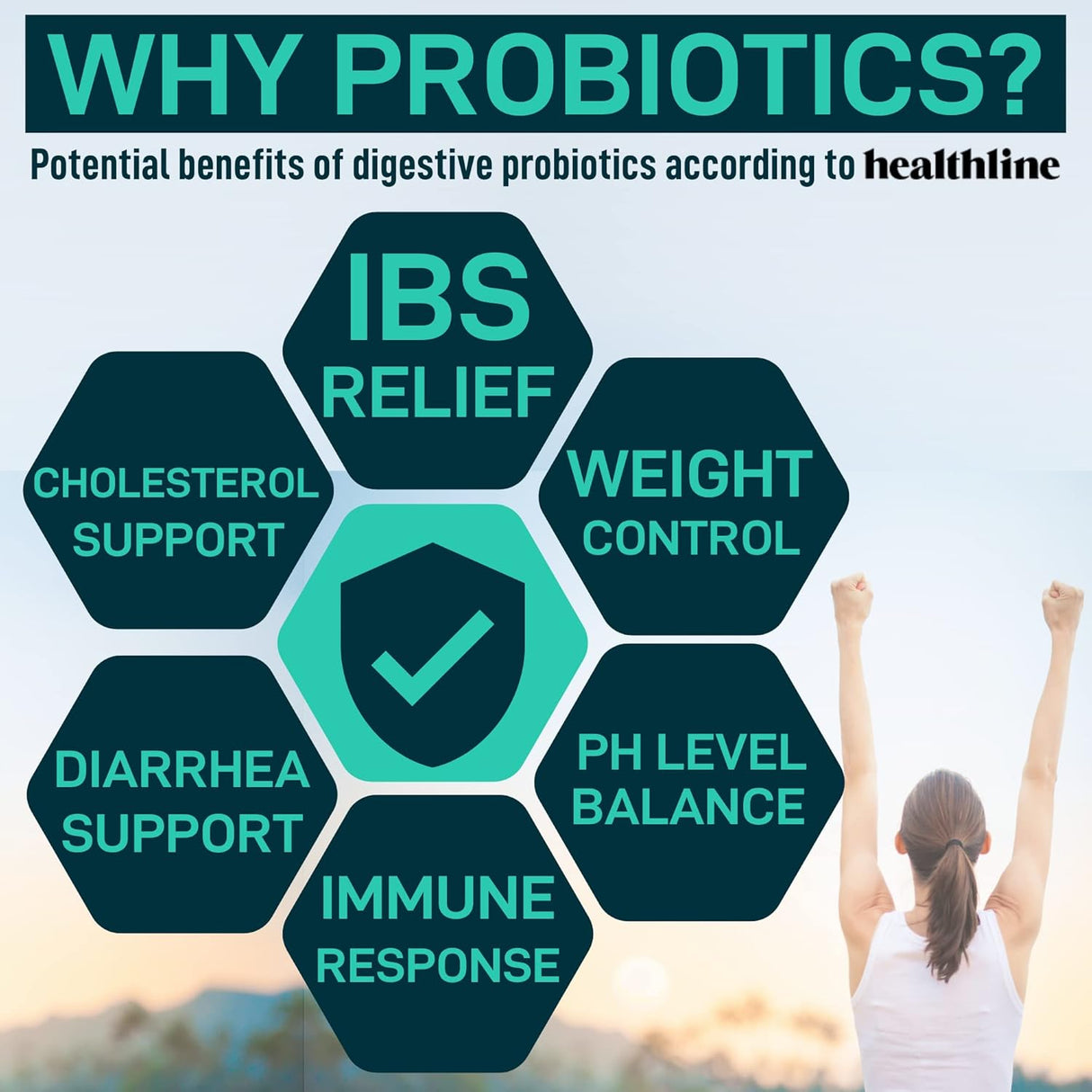 Suplementos Enzimas digestivas con probióticos y prebióticos