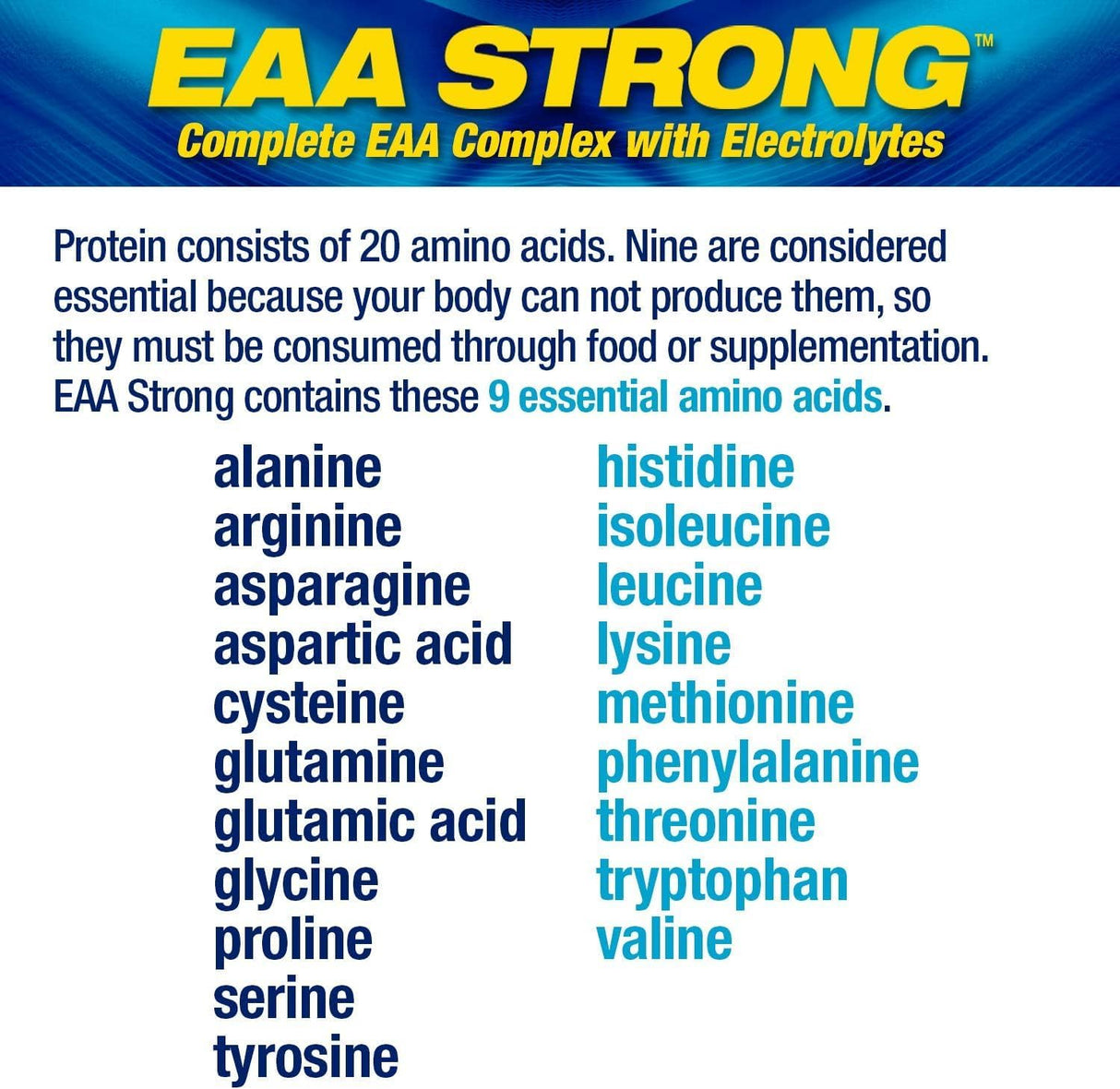 Mhp Eaa Strong Suplemento de Aminoácidos, 1.2 lb