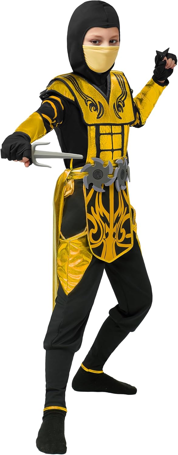 Disfraz de Ninja para Niños, Spooktacular Creations, Accesorios