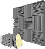 Paneles Acústicos Autoadhesivos LIGHTDESIRE 12 Piezas 12x12x2