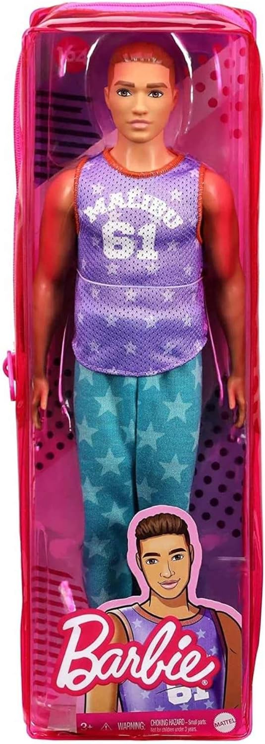 Muñeca Barbie Ken Fashionistas, con cabello, ropa y zapatos, #165