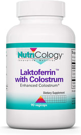 Suplemento de Lactoferrina Nutricology con Colostro - 90 cáps.