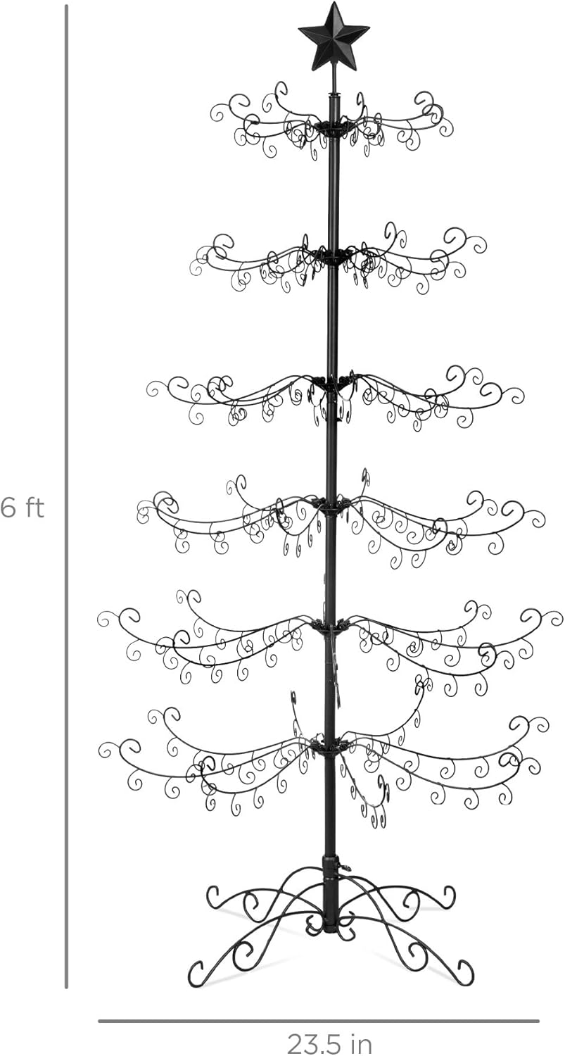 Árbol de Navidad de Hierro Forjado Best Choice Products 6ft