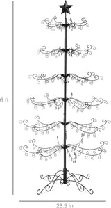 Árbol de Navidad de Hierro Forjado Best Choice Products 6ft