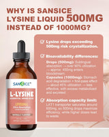 Suplemento de L-Lisina líquido, ImmuneSupport, 4 oz