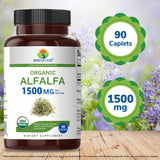 Suplementos Alimenticios Alfalfa orgánica 45 porciones