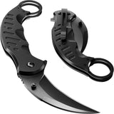 Cuchillo Karambit Táctico de Resorte para Caza y Camping