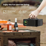 Proyector portátil ONOAYO 4K, Wifi 6, Netflix, 800 ANSI, 1080P