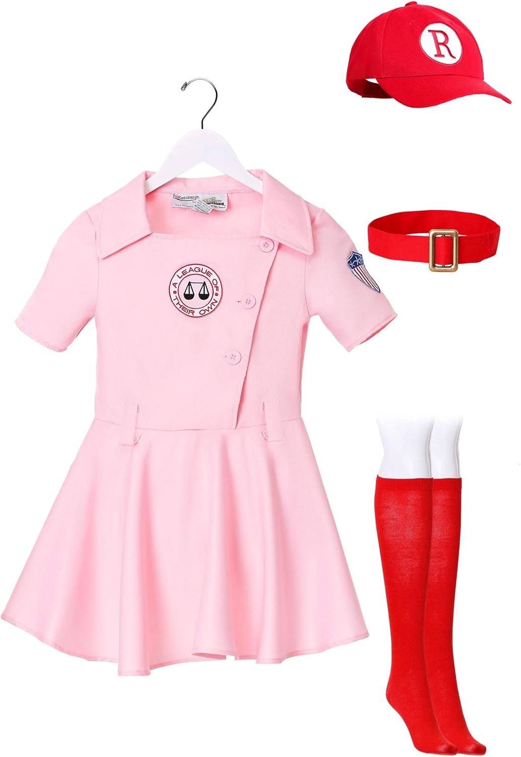 Disfraz para niñas de beisbolista talla S