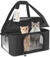 Transportadora grande para gatos, Oeko-TEX, 20 lbs, TSA.