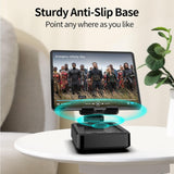 Soporte para tablet ajustable con altavoces Bluetooth