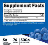 Creatina Monohidratada Nutricost 500 Gramos (1.1 LBS)