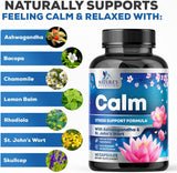 Suplemento Natur Nutrition con magnesio apoyo para la calma