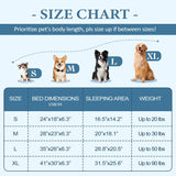 Cama ortopédica para perros PAWZ Road, lavable, tamaño mediano