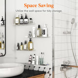 Estantes Flotantes Lifewit para Perfume, 4 Pack, 15 Clear