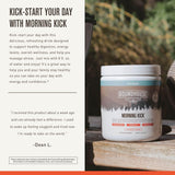 Suplemento Morning Kick en polvo para digestión saludable