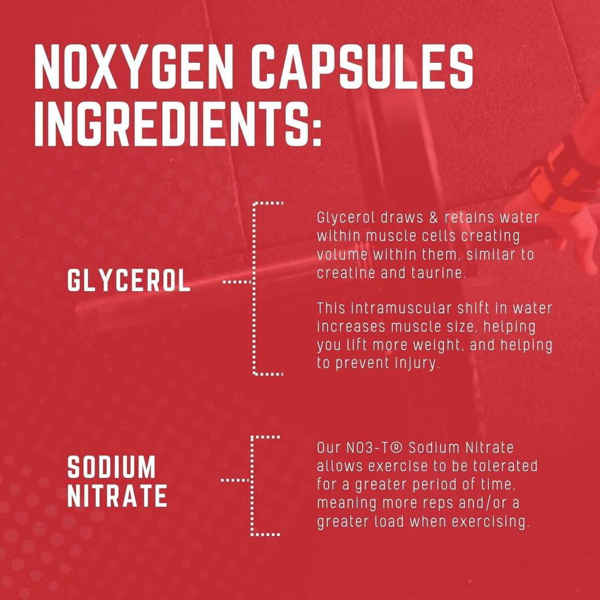 Suplementos Noxygen de Purus Labs óxido nítrico  90 cap