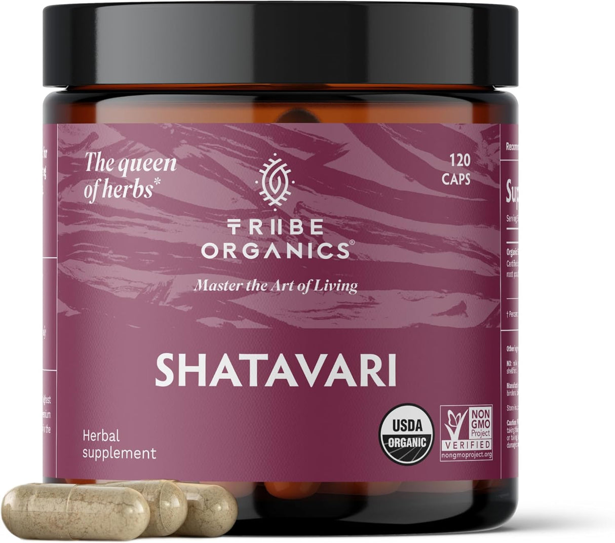 Suplemento orgánico de hierbas Shatavari  Balance hormonal