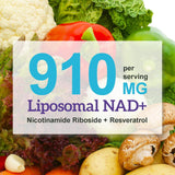 Suplemento de NAD+ - Nicotinamida Ribósido - 120 Cápsulas