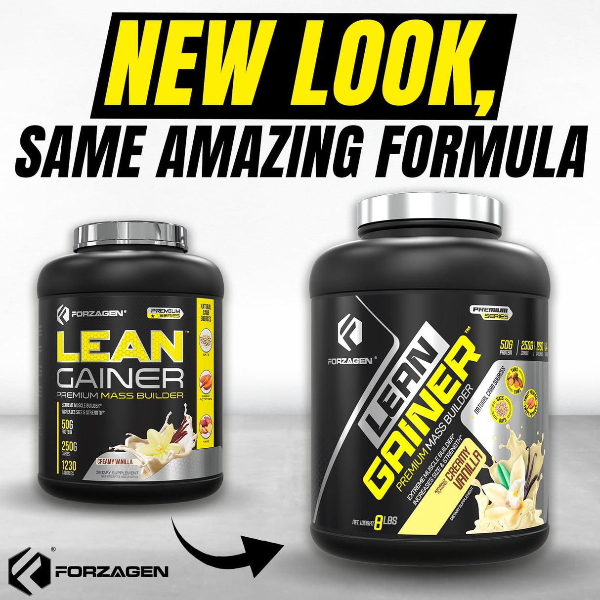 Forzagen Lean Gainer Premium Masa Ganadora Proteína 8 lb