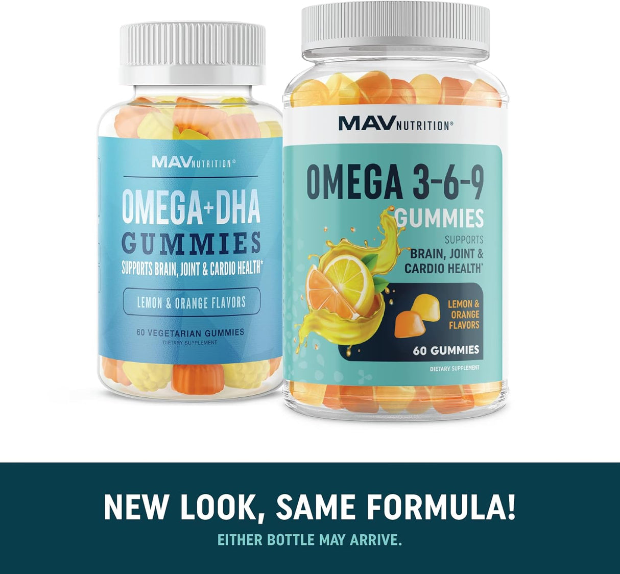 Suplementos Omega + DHA gomitas