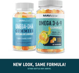 Suplementos Omega + DHA gomitas