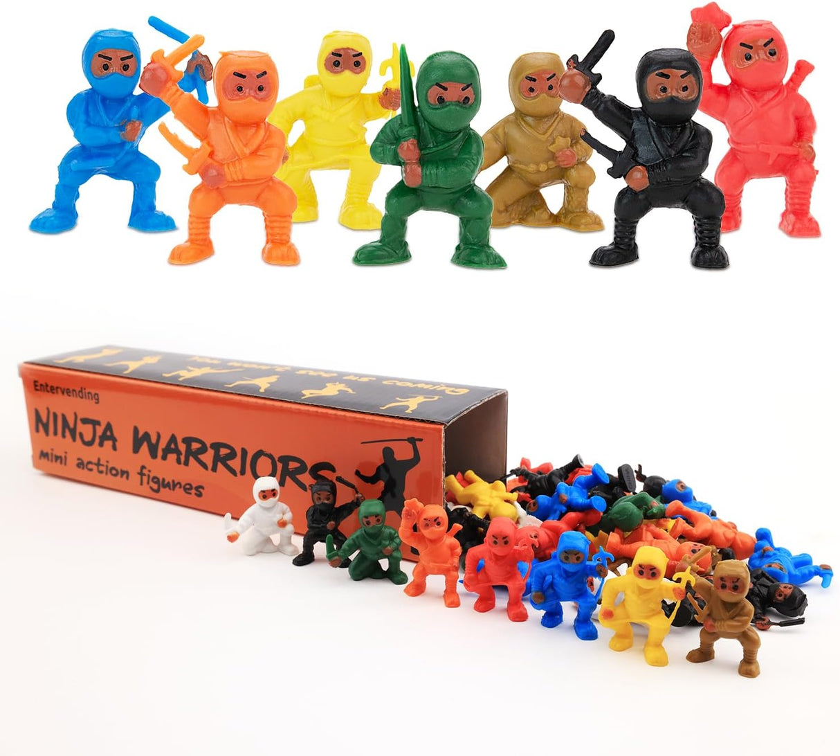 Figuras de Acción Mini Ninja - Suministros de Fiesta - 36 piezas
