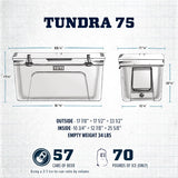 Nevera YETI Tundra 75: Aislamiento, resistente, modelo 75