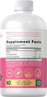 Suplemento de Hierro Líquido Carlyle para Mujeres | 8 fl oz, Sabor Punch