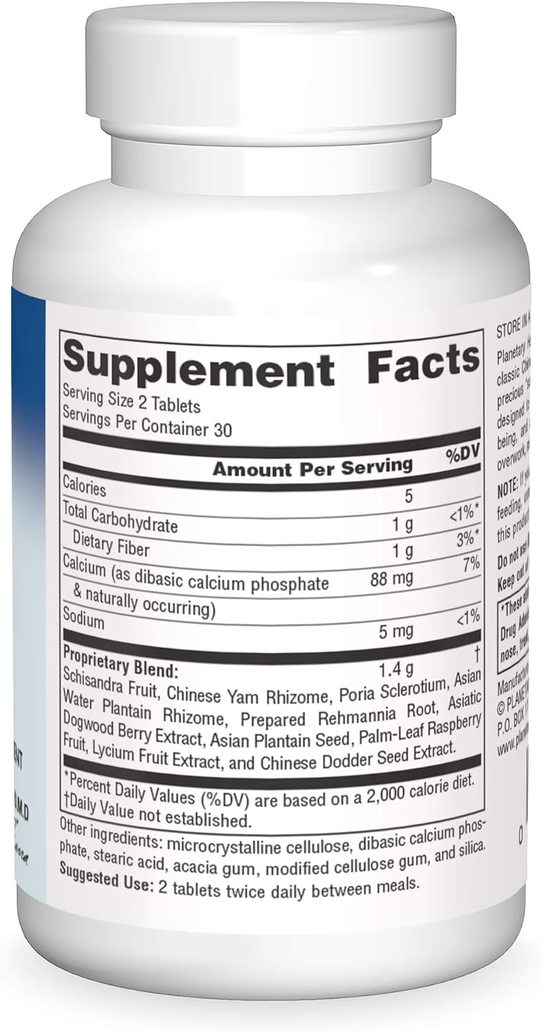 Planetary Herbals Complejo suprarrenal Schisandra 710mg 60u